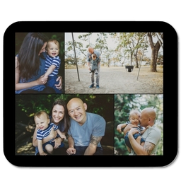 Photo Mouse Pad with Custom Color Collage design