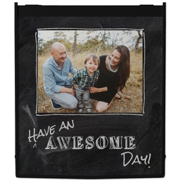 Reusable Shopping Bags with Chalkboard Awesome design