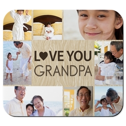 Photo Mouse Pad with Love you Grandpa design