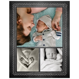Same Day Poster, 11x14, Matte Photo Paper with Chalk Frame design