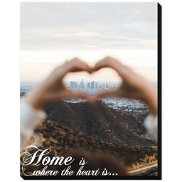8x10 Same-Day Mounted Print with Home Is Where The Heart Is design