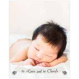 Same Day Poster, 11x14, Matte Photo Paper with Love And Cherish design