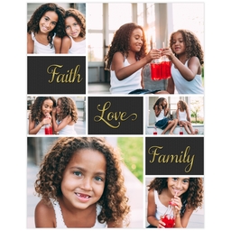 Same Day Poster, 11x14, Matte Photo Paper with Faith Love Family design