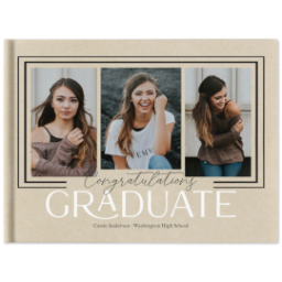 5x7 Soft Cover Photo Book with Accomplished Grad design