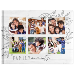 Same-Day 8x11 Linen Cover Photo Book with Heart of the House design