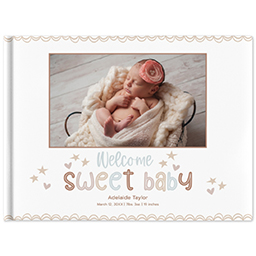 5x7 Soft Cover Photo Book with Sweet Baby design