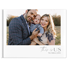 Same-Day 8x11 Linen Cover Photo Book with This Is Us design
