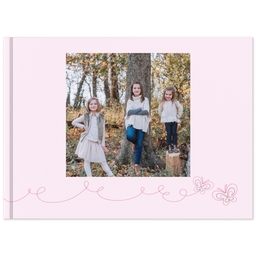 5x7 Soft Cover Photo Book with Baby Girl design