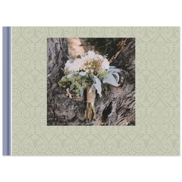 5x7 Soft Cover Photo Book with Damask Memory Book design