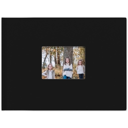 Same-Day 8x10 Linen Cover Photo Book with Classic White design