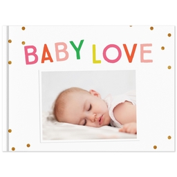 5x7 Soft Cover Photo Book with Bright Baby design