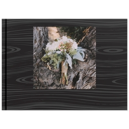 5x7 Soft Cover Photo Book with Onyx and Pearls design