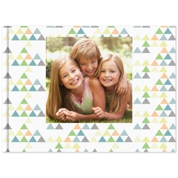 5x7 Soft Cover Photo Book with Prisms and Arrows design