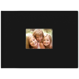 Same-Day 8x10 Linen Cover Photo Book with Prisms and Arrows design