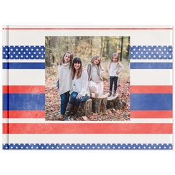 5x7 Soft Cover Photo Book with Vintage Americana design