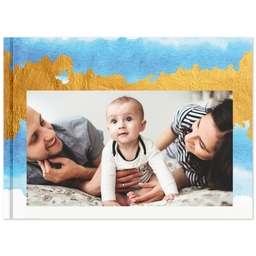 5x7 Soft Cover Photo Book with Watercolor design