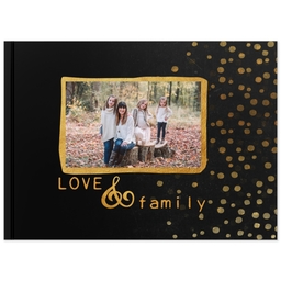 5x7 Soft Cover Photo Book with Golden Moments design
