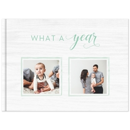 5x7 Soft Cover Photo Book with What a Year design