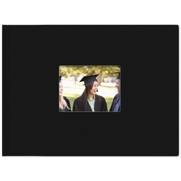 Same-Day 8x10 Linen Cover Photo Book with Graduation Time design