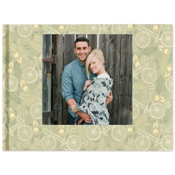 Same-Day 8x11 Linen Cover Photo Book with Cheerful Season design