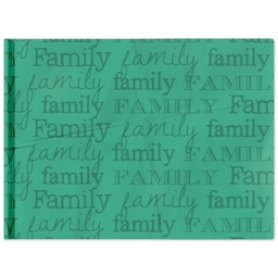 Same-Day 8x11 Linen Cover Photo Book with Family Life design