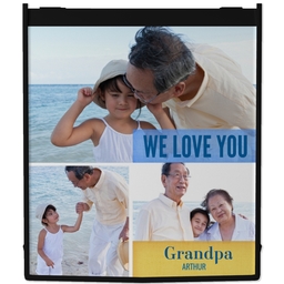 Reusable Shopping Bags with Grandpa Love design