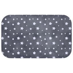 Photo Bath Mat - Large with Starry Clouds design