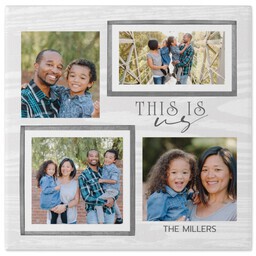 8x8 Gallery Wrap Photo Canvas with This is us design