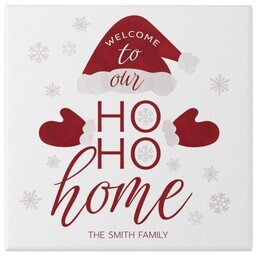 8x8 Gallery Wrap Photo Canvas with Ho Ho Home design