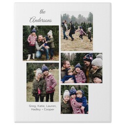 8x10 Gallery Wrap Photo Canvas with Simple Collage design
