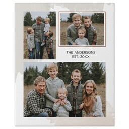 8x10 Gallery Wrap Photo Canvas with Simple Frame design