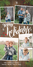 4x8 Greeting Card, Matte, Blank Envelope with Making Memories Holiday design