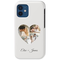 Iphone 12 Pro Mini Tough Case with Heart Collage design