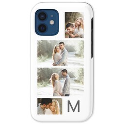 Iphone 12 Pro Mini Tough Case with Monogram Collage design
