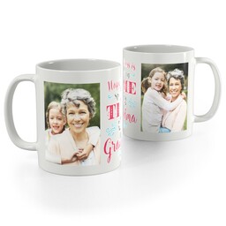 White Photo Mug, 11oz with Grandma Time design