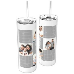 Personalized Tumbler with Straw with We Are Family design