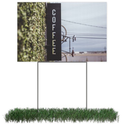 Photo Lawn Sign 12x18 (with H-Stake) with Full Photo design