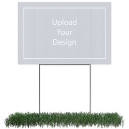 Photo Lawn Sign 12x18 (with H-Stake) with Upload Your Design design