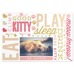 Pet Mat with Kitty Wonder design