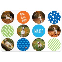 Pet Mat with Ring Around The Puppy design