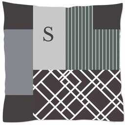 16x16 Throw Pillow with Geometric Shapes design