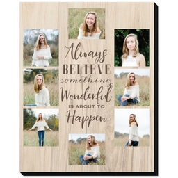 8x10 Same-Day Mounted Print with Always Believe design