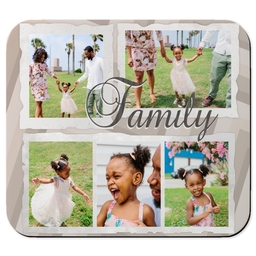 Photo Mouse Pad with Antique Family design
