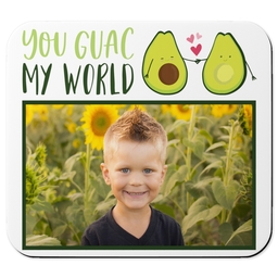 Picture Mouse Pads with Avocado Love design