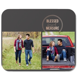 Photo Mouse Pad with Forever Blessed design