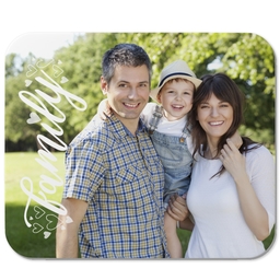 Photo Mouse Pad with Just Family design