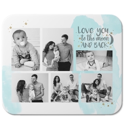 Photo Mouse Pad with To The Moon design