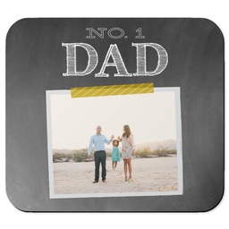 Picture Mouse Pads with Chalkboard Dad design
