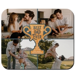 Photo Mouse Pad with And The Award Goes to Dad design