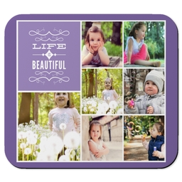 Picture Mouse Pads with Life Is Beautiful design